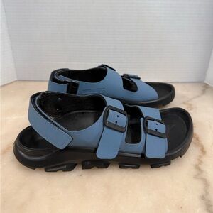 Birkenstock Blue and Black Men's Sandals
